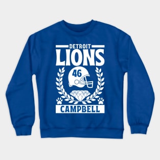 Detroit Lions Campbell 46 American Football Crewneck Sweatshirt